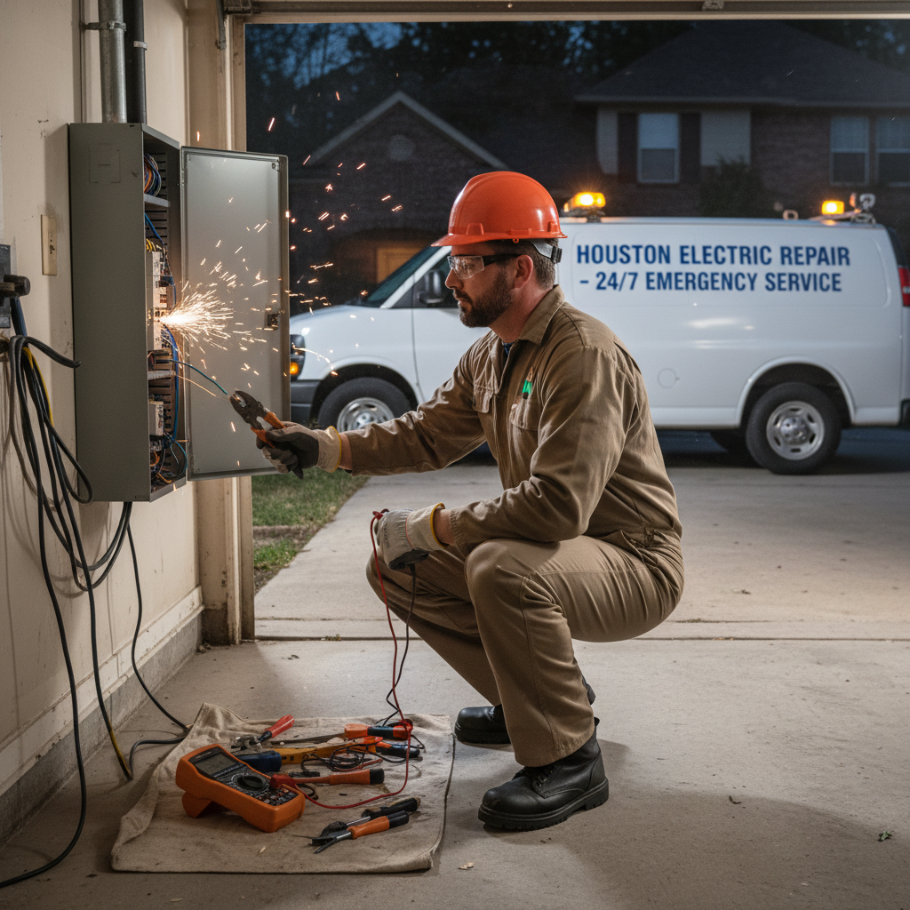 24/7 Electrical Emergency Repairs - Tell Projects Conroe TX