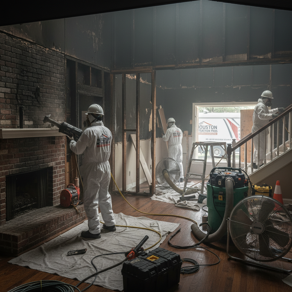 Fire & Smoke Damage Restoration - Tell Projects Conroe TX