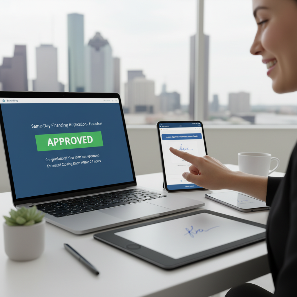 Same-Day Financing Approval - Tell Projects Conroe TX