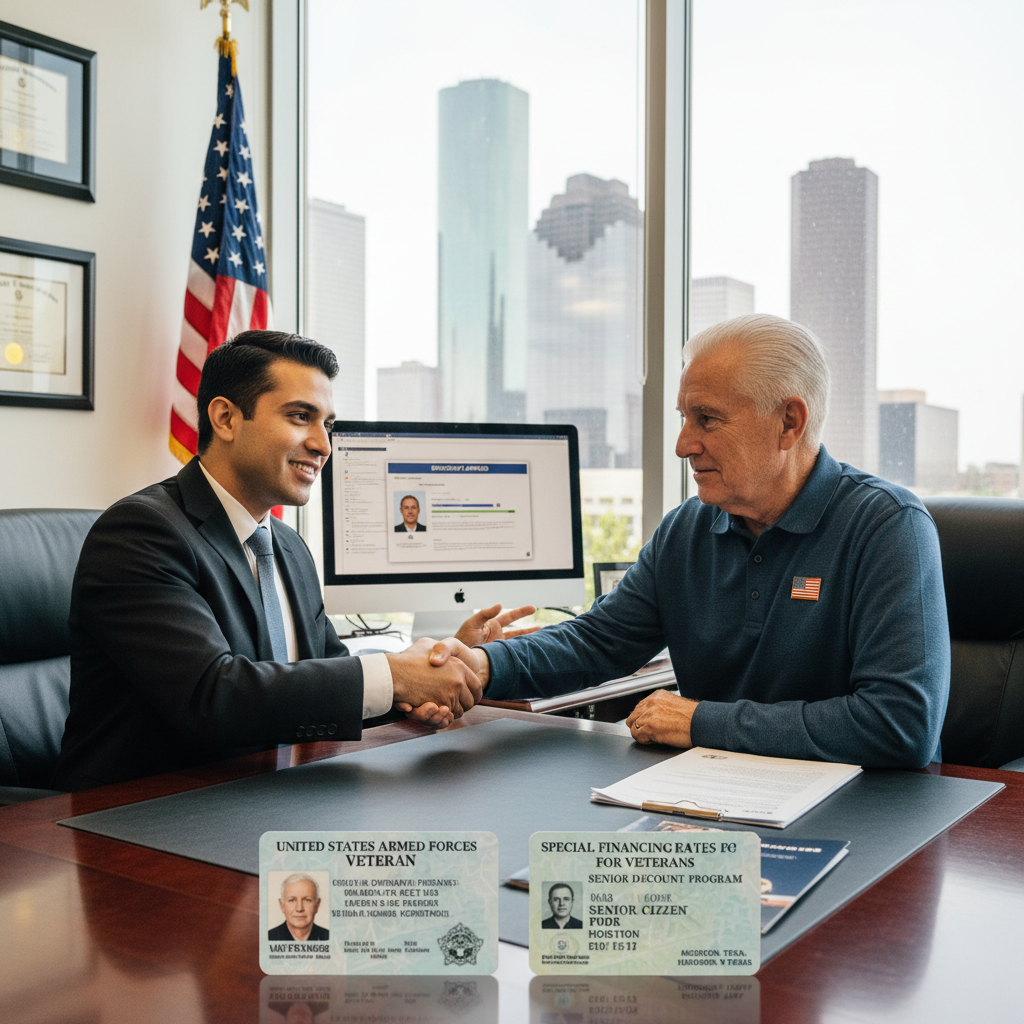 Senior & Military Discounts - Tell Projects Conroe TX