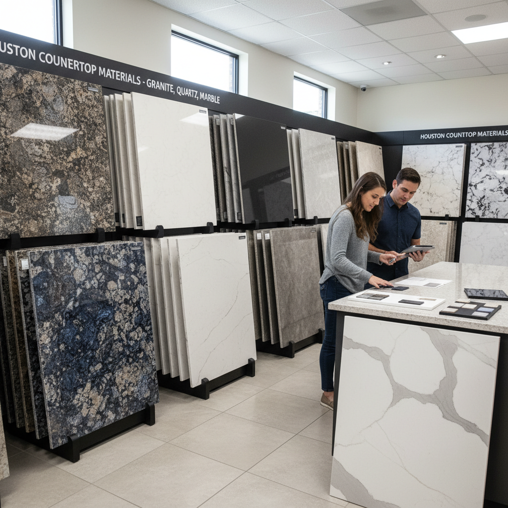 Countertop Material Selection - Tell Projects Conroe TX