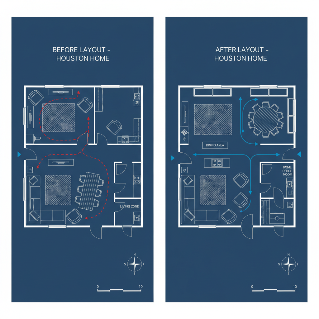 Room Layout Optimization Conroe - Tell Projects Conroe TX